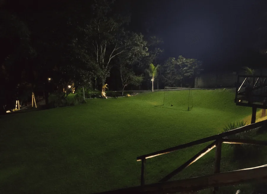 Antes: Área escura